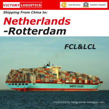 FCL&LCL Freight Forwarding Service From China to Rotterdam, Netherlands